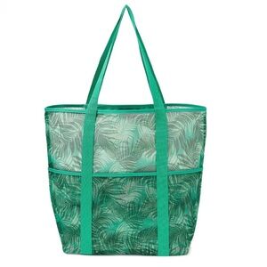 Mesh Beach Tote Bag Palm